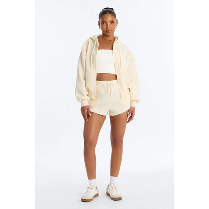 Bride to Be Fleece Short Set - White/Pink