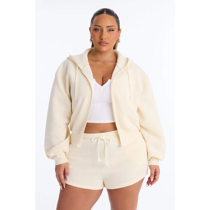 Bride to Be Fleece Short Set - White/Pink