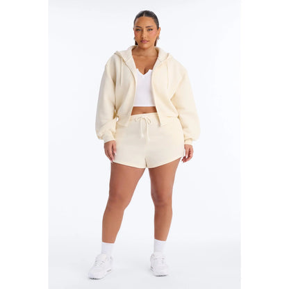 Bride to Be Fleece Short Set - White/Pink